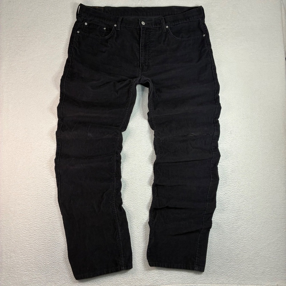 Levis 559 Corduroy Pants Men 40x36 Gray Relaxed Straight Stretch Tall Preppy